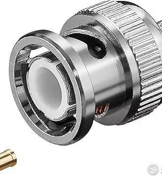Connettore BNC MASC. A Crimpare RG59/75-hom Pz.70