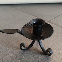 Portacandele in ferro battuto