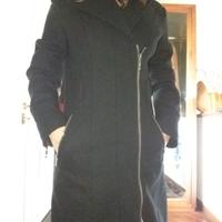Cappotto trench nero, taglia 40