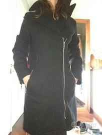 Cappotto trench nero, taglia 40