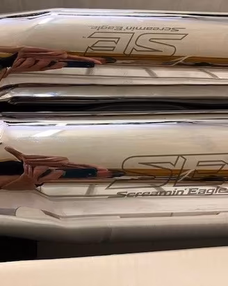 Scarichi Screamin Eagle M8 chrome