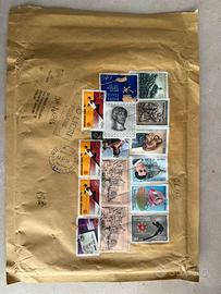 Francobolli in Lire su Busta postale