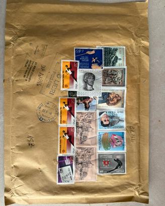 Francobolli in Lire su Busta postale