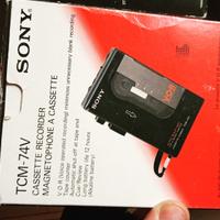 Sony TCM 74V Cassette-Recorder registratore boxato