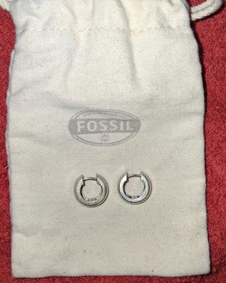 orecchini a cerchio Fossil 925 