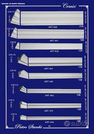 modanature profili cornici stucchi in gesso