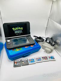 Nintendo 3DS XL Grigio con Caricatore + 6 Giochi