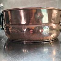 portafrutta/portavaso in rame 