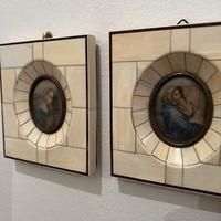 Due Quadri "Madonne di Raffaello" Anni 50