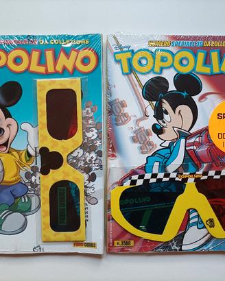 Topolino #3522 e #3588 con occhialini 3D