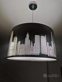 lampadario e bajour skyline NY