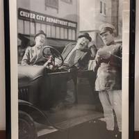 Quadro Stampa Foto Vintage Stanlio e Ollio