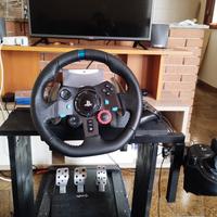 Postazione Sim Racing + Ps4 + volante +  giochi 