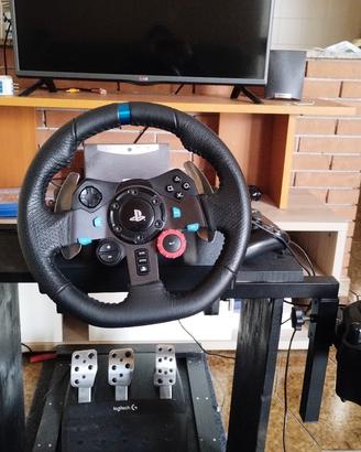 Postazione Sim Racing + Ps4 + volante +  giochi 