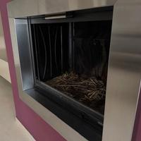 Caminetto Palazzetti Ecomonoblocco 78 frontale