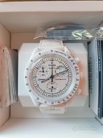 Omega x Swatch Mission to the Moonphase Bianco