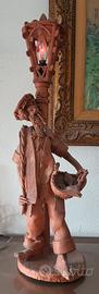 Lampada vintage in terracotta. F.ll Piscitello