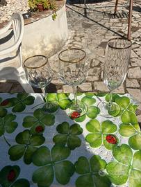 Bicchieri in cristallo