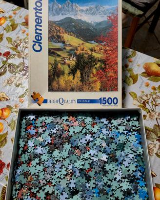 Puzzle 1500 Pezzi Clementoni - Paesaggio Dolomiti