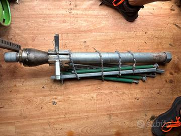 Bruciatore a gas artigianale smontabile