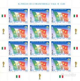 Francobolli italia campione 2006,juve campione