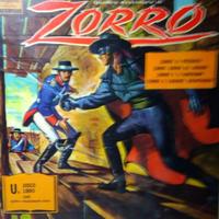 Walt Disney LIBRO + DISCO 33 Giri , ZORRO 4 storie