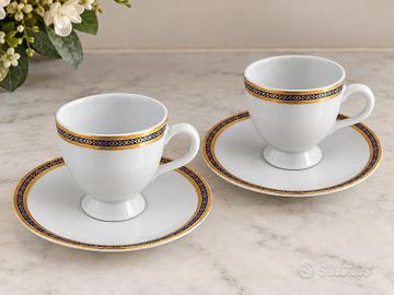 Coppia di tazzine da caffè Marcel Maurice Lenoire