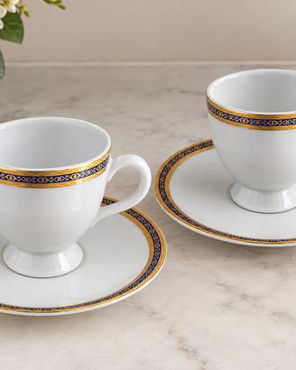 Coppia di tazzine da caffè Marcel Maurice Lenoire