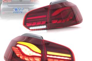 FANALI FULL LED VOLKSWAGEN VW GOLF 6 LIGHT BAR OLE