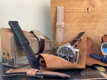 Cinturini artigianali in pelle fatti a mano