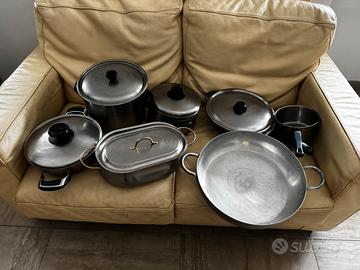Set pentole acciaio inox