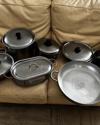 Set pentole acciaio inox