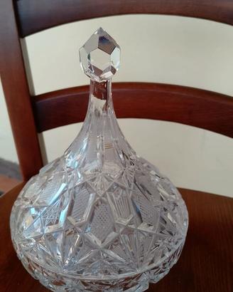 Elegante Bonbonnière / Portacaramelle in Cristallo