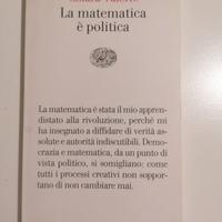 libro: La matematica è politica