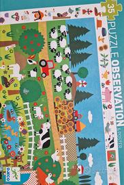Puzzle observation La fattoria Djeco