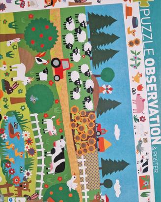 Puzzle observation La fattoria Djeco