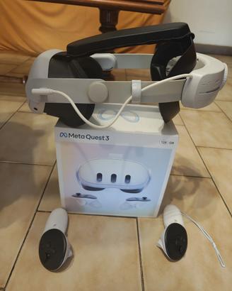 Meta quest 3 128 gb con batt di riserva