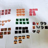 Lotto toppe adesive abiti minecraft 2025