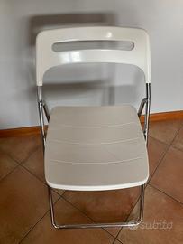 Sedia pieghevole Ikea Nisse ROTTA
