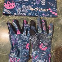 Completo guanti S e bandana Crazy donna