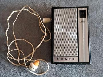 Radio AM vintage SHARP portatile a batterie
