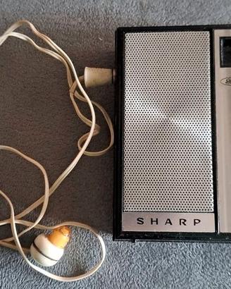 Radio AM vintage SHARP portatile a batterie