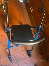 Deambulatore rollator KD in alluminio ( come nuov