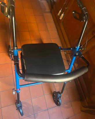 Deambulatore rollator KD in alluminio ( come nuov