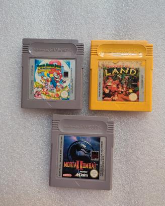3 GIOCHI GAMEBOY 15 EURO SUPER MARIO DONKEY KONG