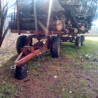 Rimorchio forestale trazionato
