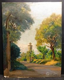 GIUSEPPE DIDONE olio tavola 47,5x37,5 1950 VASSENA