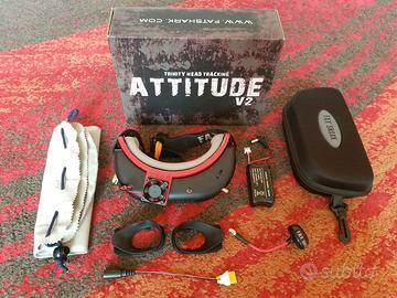 Visore FPV Fatshark Attitude V2 con faceplate mod