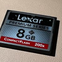 Lexar Scheda CF 8-GB 200x Premium 30-MB/s