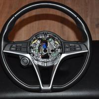 Volante alfa romeo giulia in pelle pieno fiore